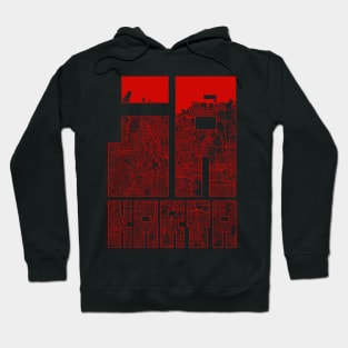 Jakarta, Indonesia City Map Typography - Oriental Hoodie